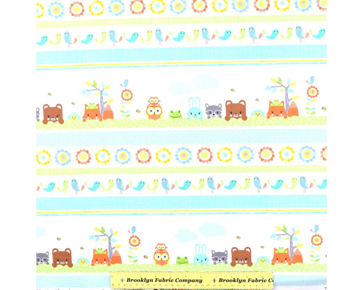Benartex Playhouse Pals 13203-99 Multi stripe