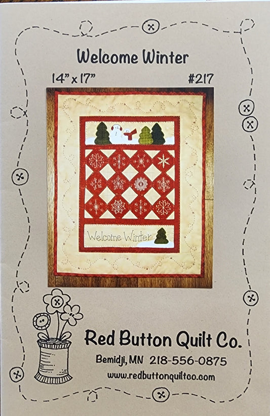 Welcome Winter Wall Hanging 217