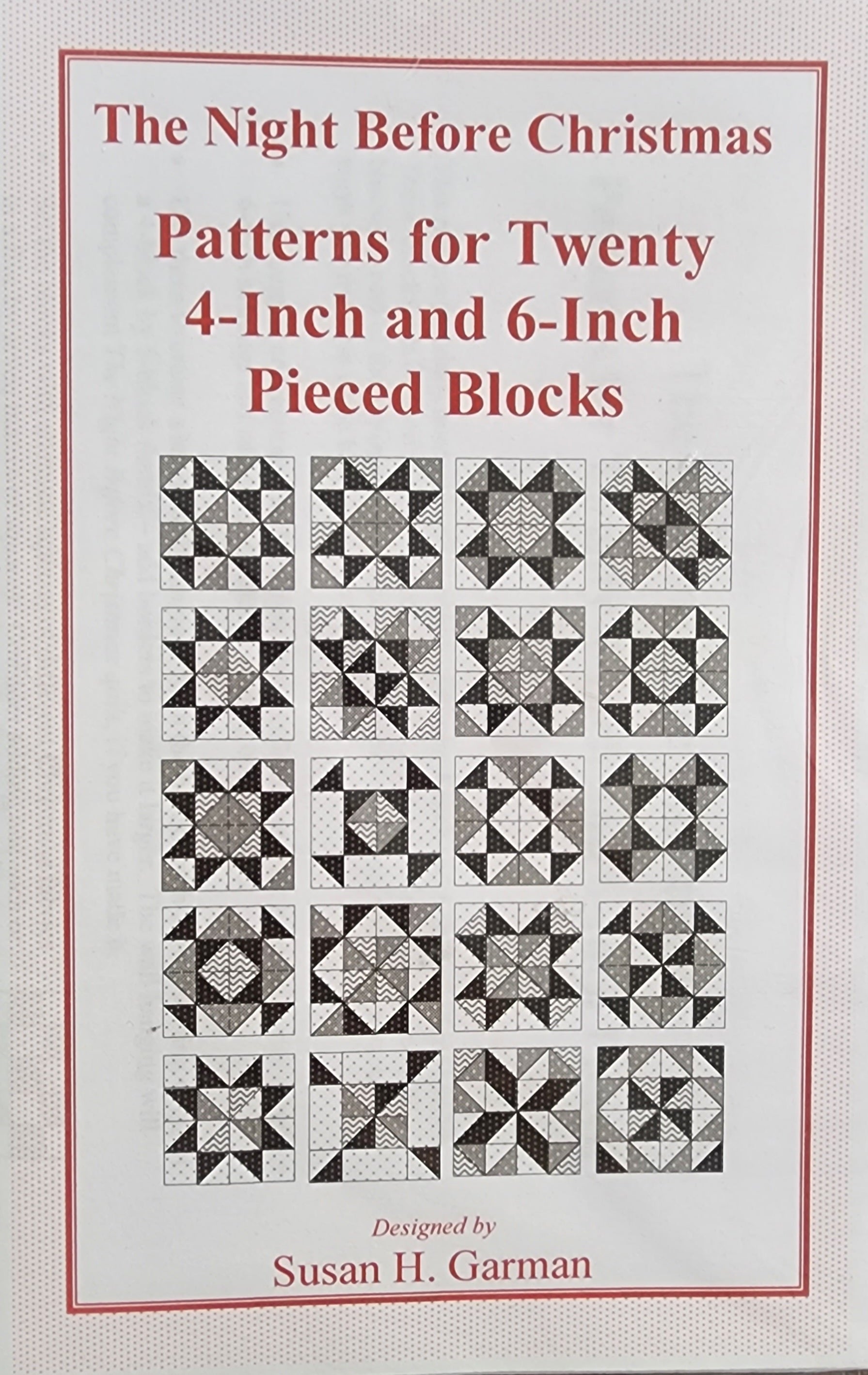 The Night Before Christmas Pieced Cornerstone Blocks by Sue Garman ...