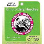 Organ Ballpoint Embroidery Needles STBP 90/14 6697