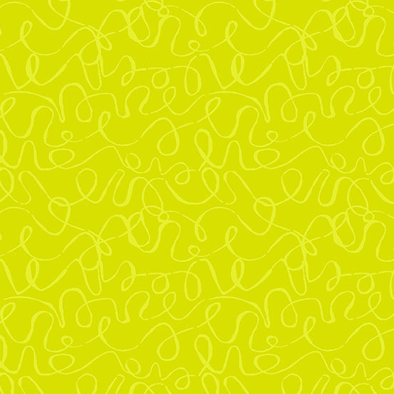 Andover Scribbles 8889-G5 Lime