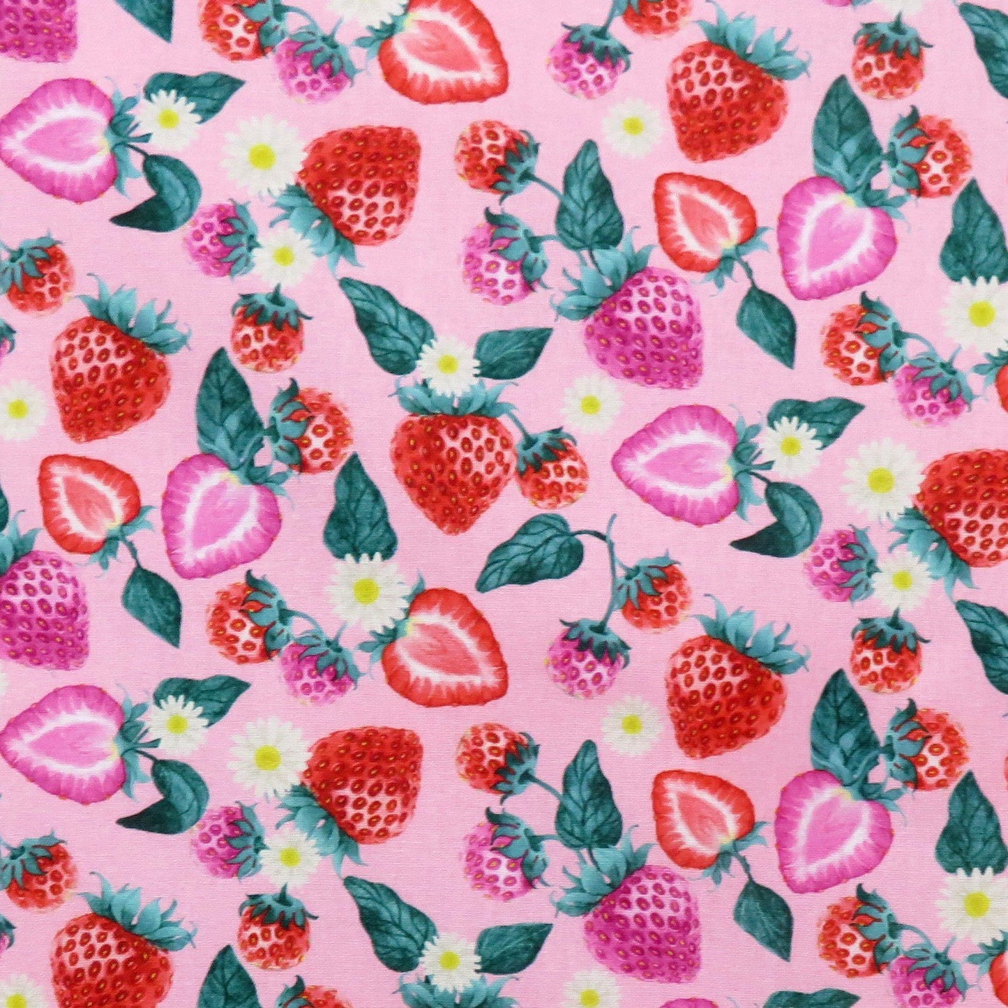Fabric Editions Fresh Strawberry 22422 Pink