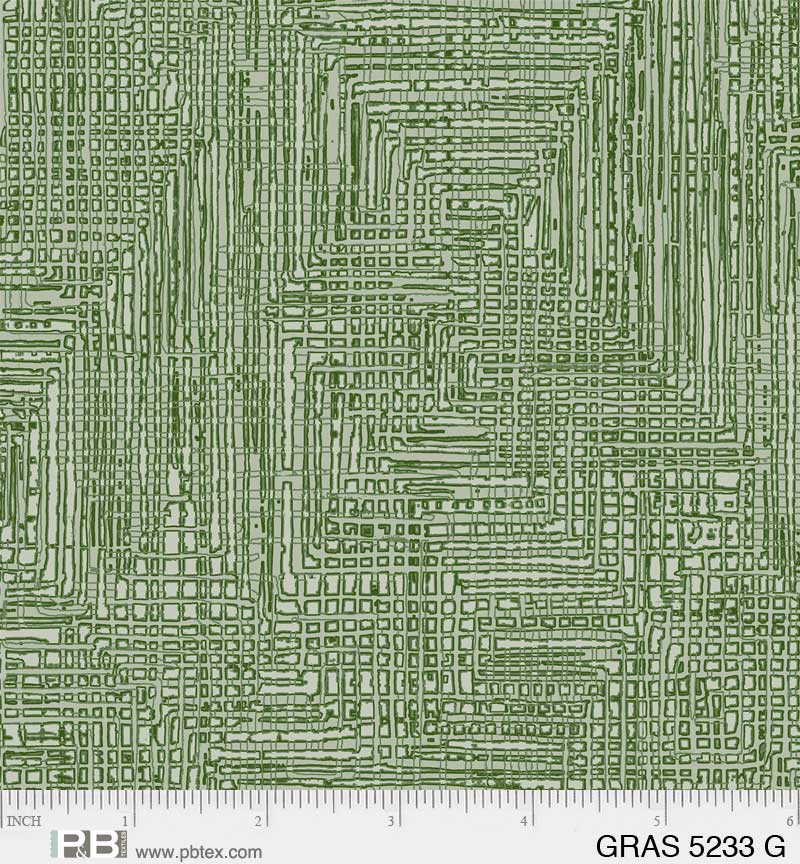 P&B Textiles Grass Roots 5233G