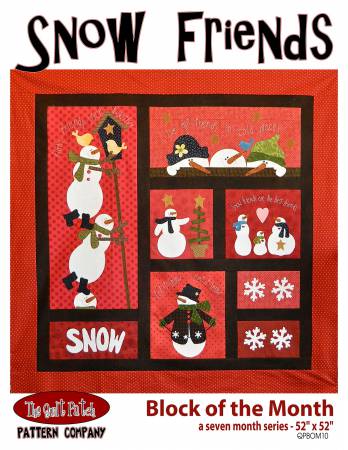 Snow Friends Pattern QPBOM10