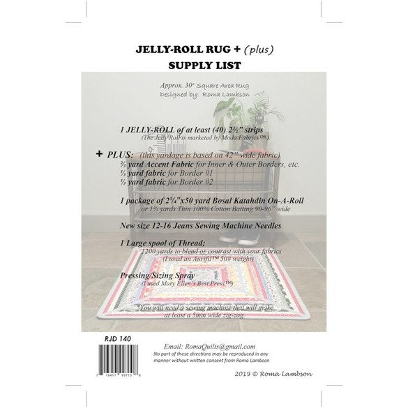 Jelly Roll Rug + (plus) RJD140+