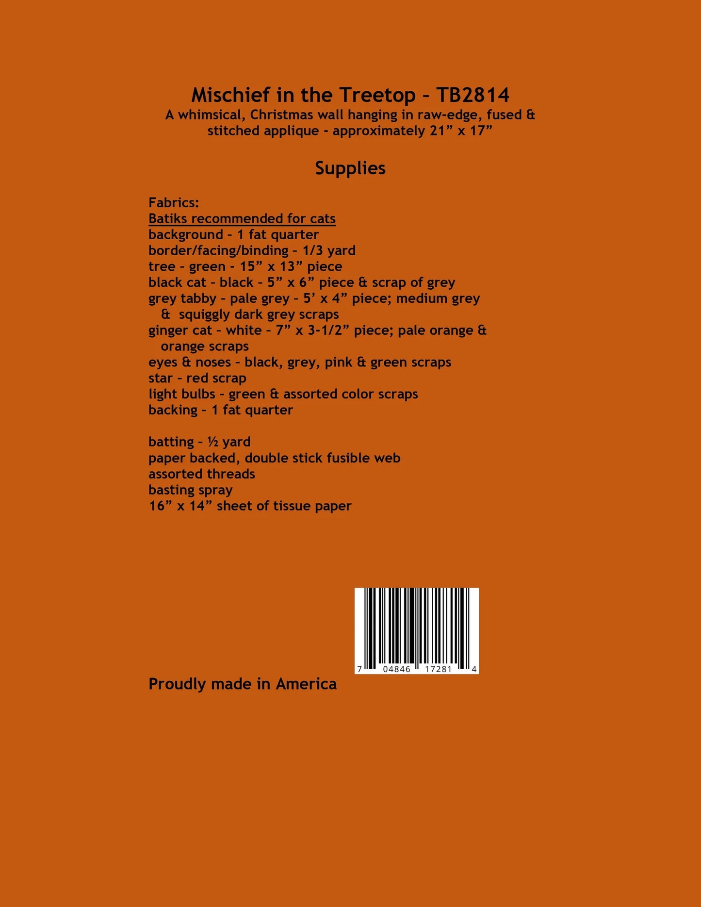 Mischief in the Treetop TB2814