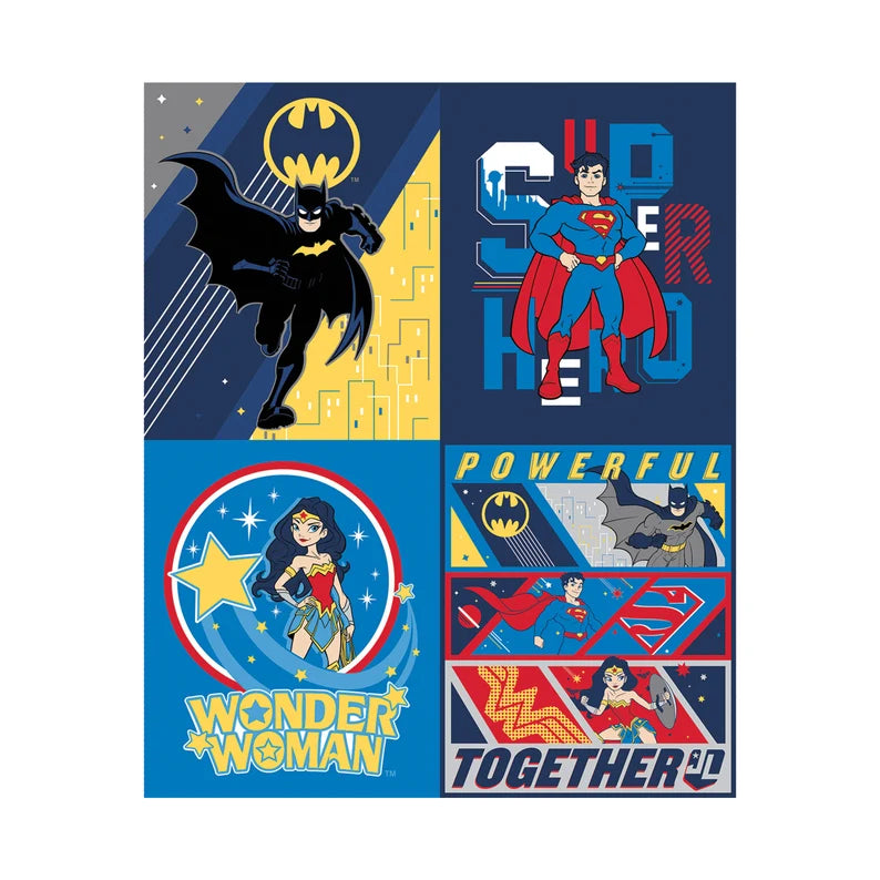 Camelot Fabrics Young DC Justice League Powerful Together 36 "Panel 23421478P-01