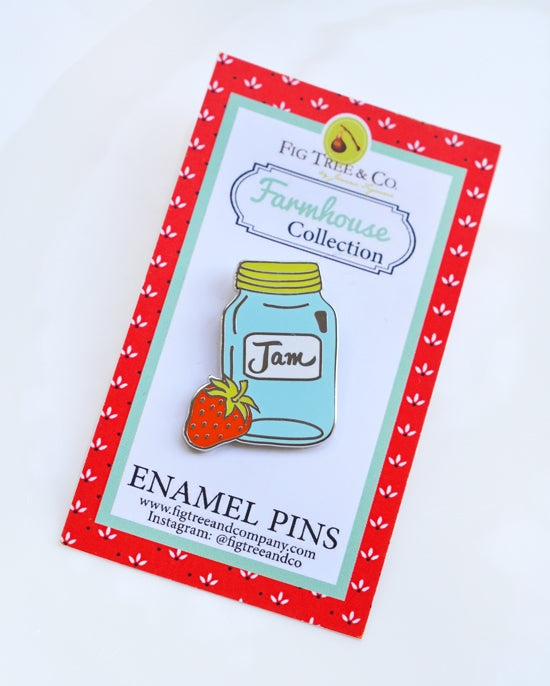 Fig Tree Farmhouse Collection Jam Enamel Pin FTQpin102