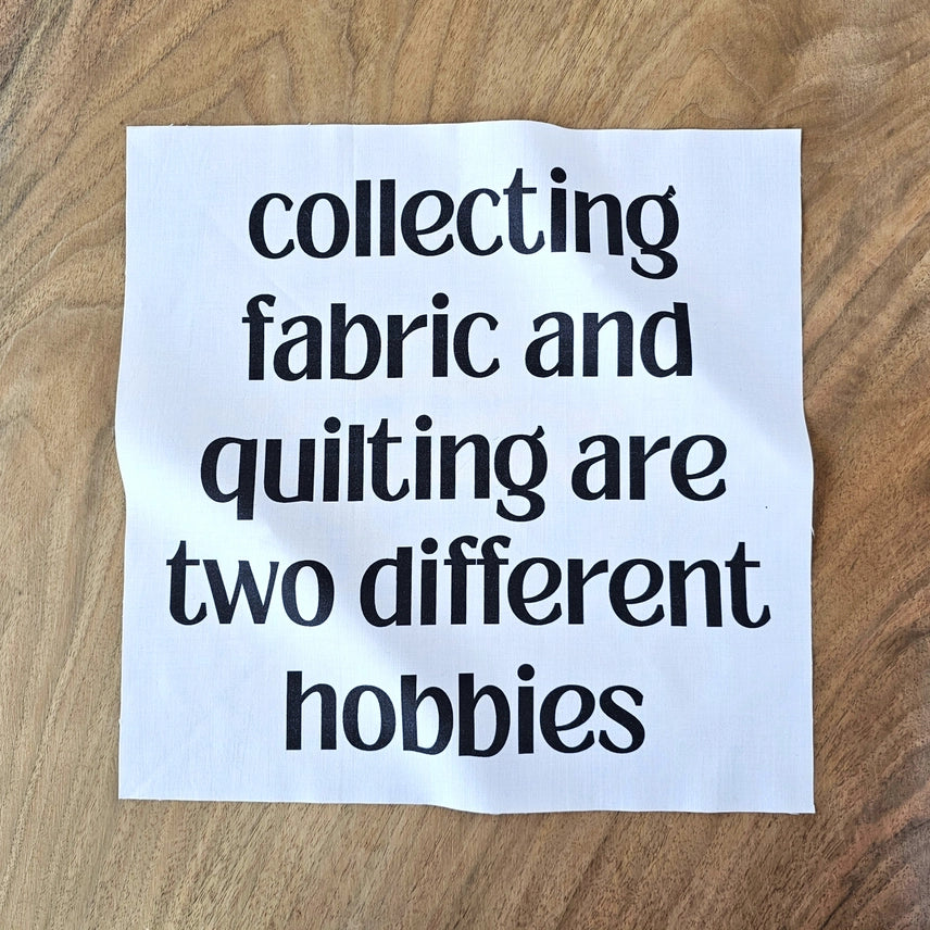 Collecting Fabric Quilt Pattern and Fabric Panel SWQ128