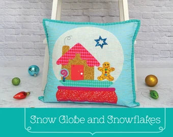 Snowglobe and Snowflakes Pillow Set TR054