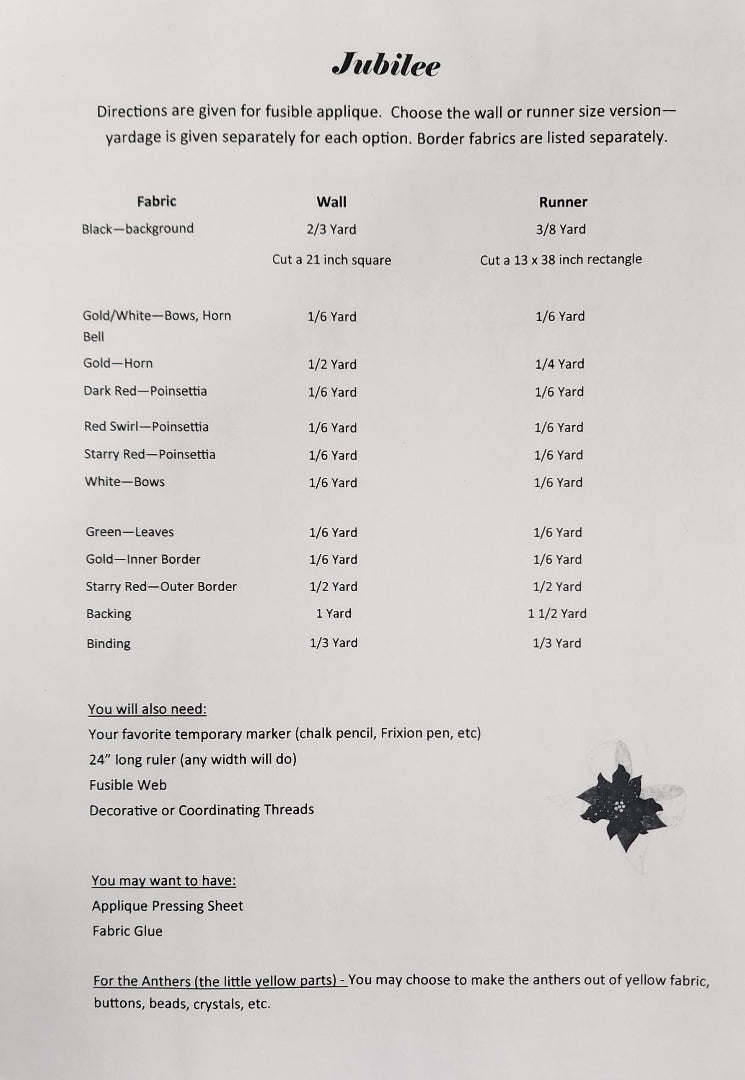 Jubilee Pattern KMQ299