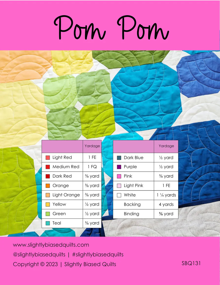 Pom Pom Pattern SBQ131