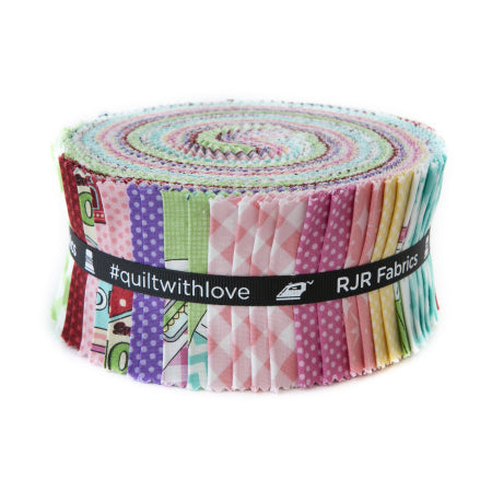 Jelly Roll RJR Fabrics Retro Road Tip 9653-679