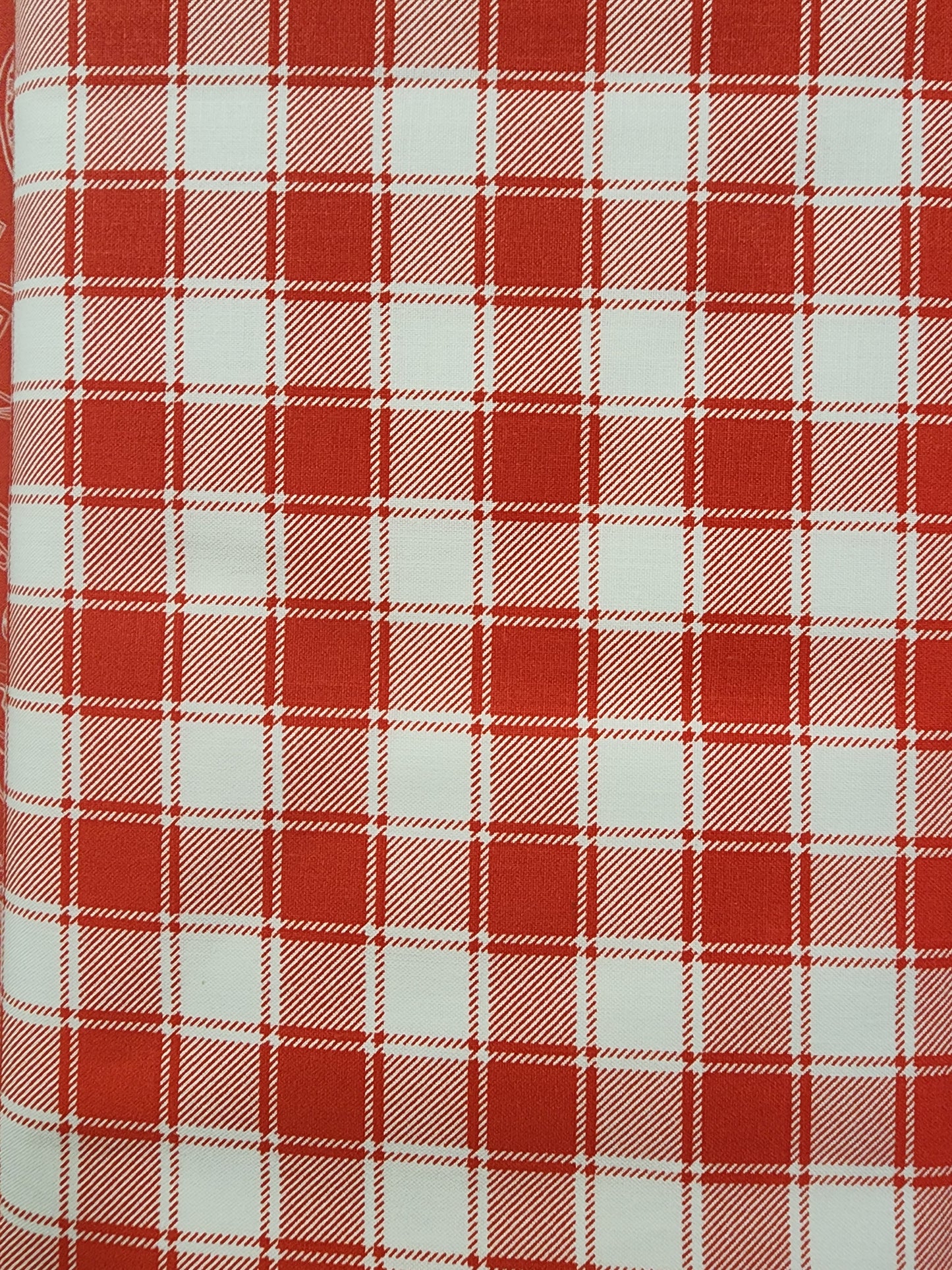 3 Wishes Red White Plaid 19842