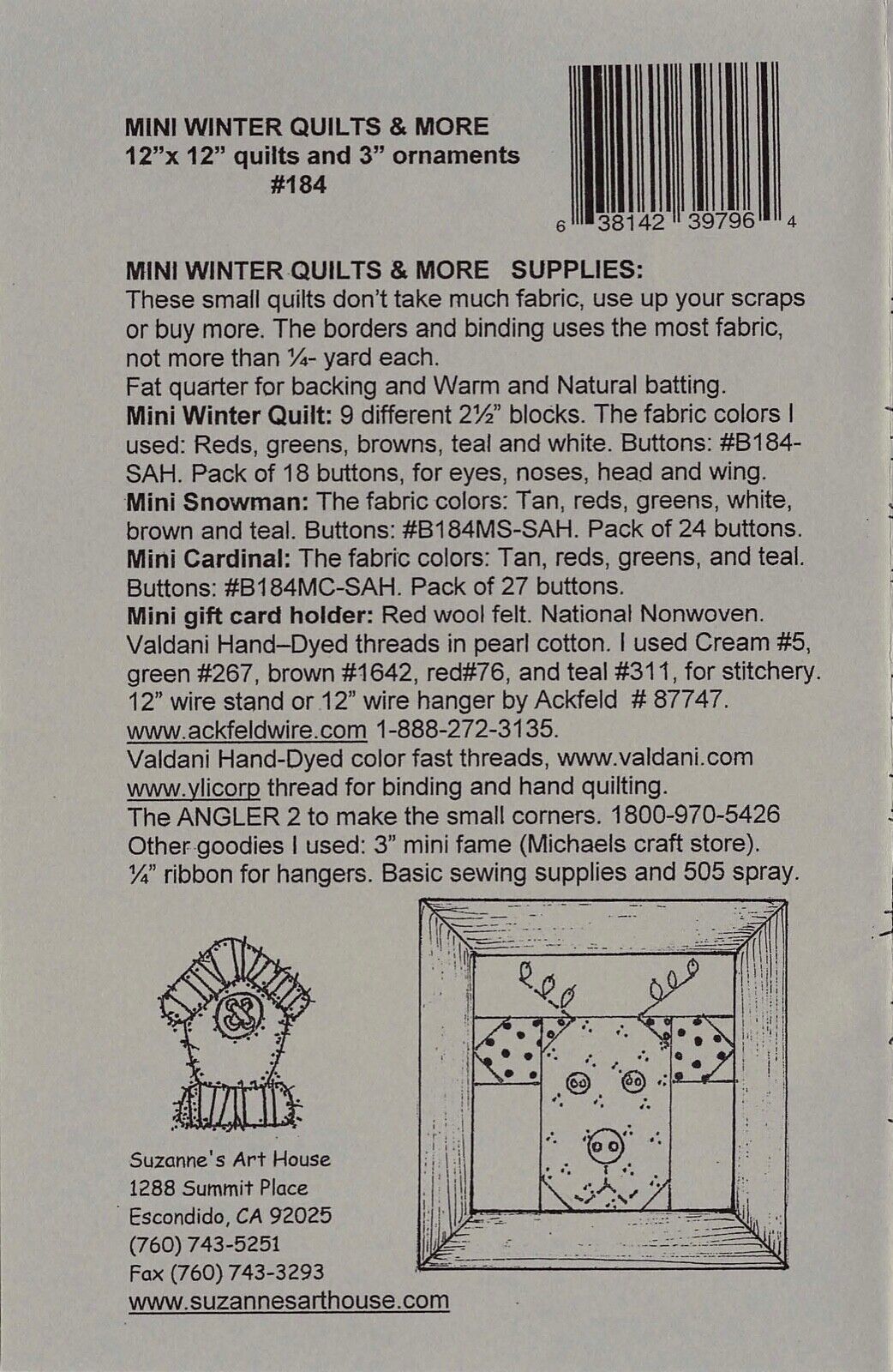 Mini Winter Quilts 184