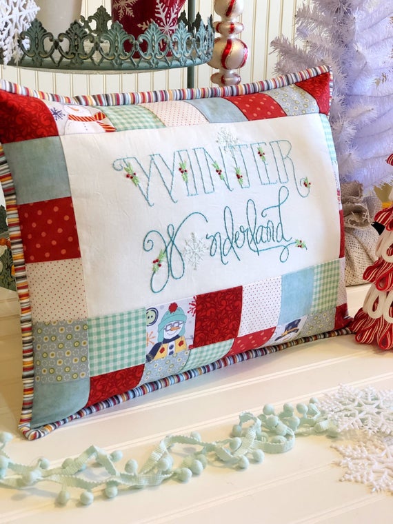 Winter Wonderland Pillow Pattern SE