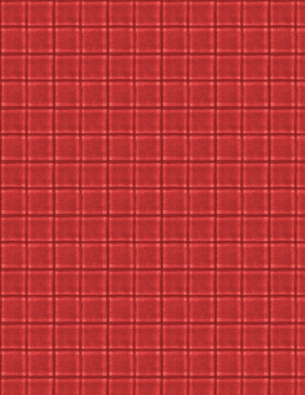 Wilmington Prints Season of Heart 3023-39707-333 Plaid Red