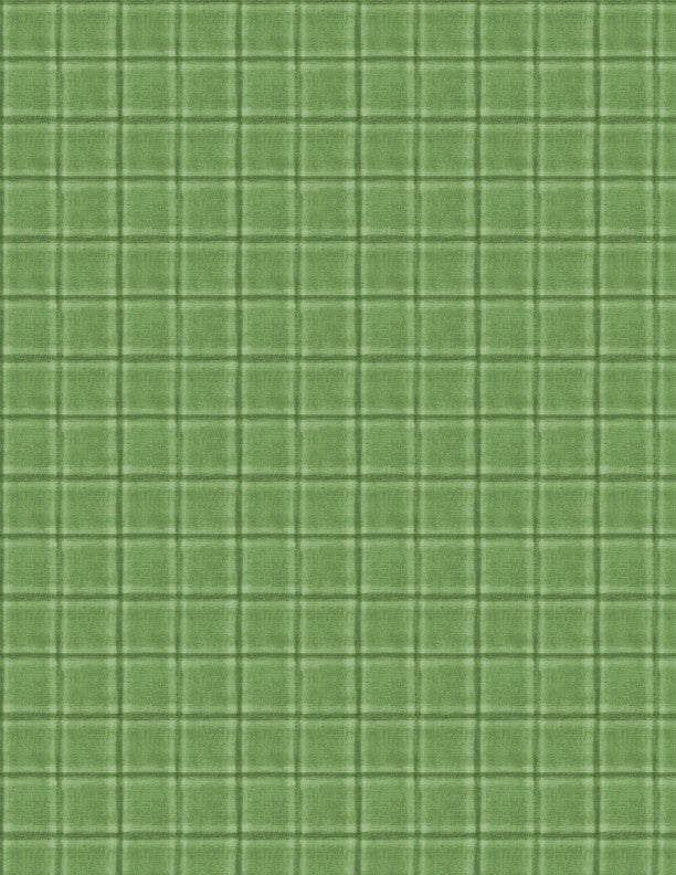 Wilmington Prints Season of Heart 3023-39707-777 Plaid Green