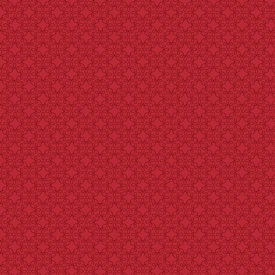 Henry Glass Modern Melody Basics 1063-88 Crimson Red