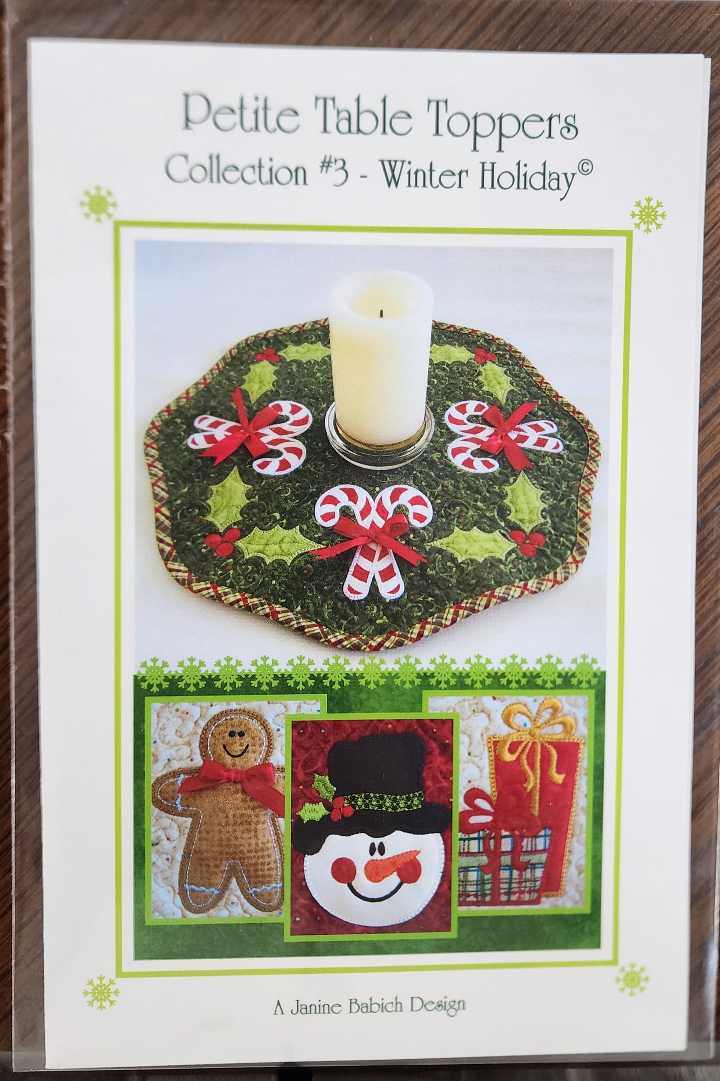 Petite Table Toppers- Winter Holiday JBDPTT3