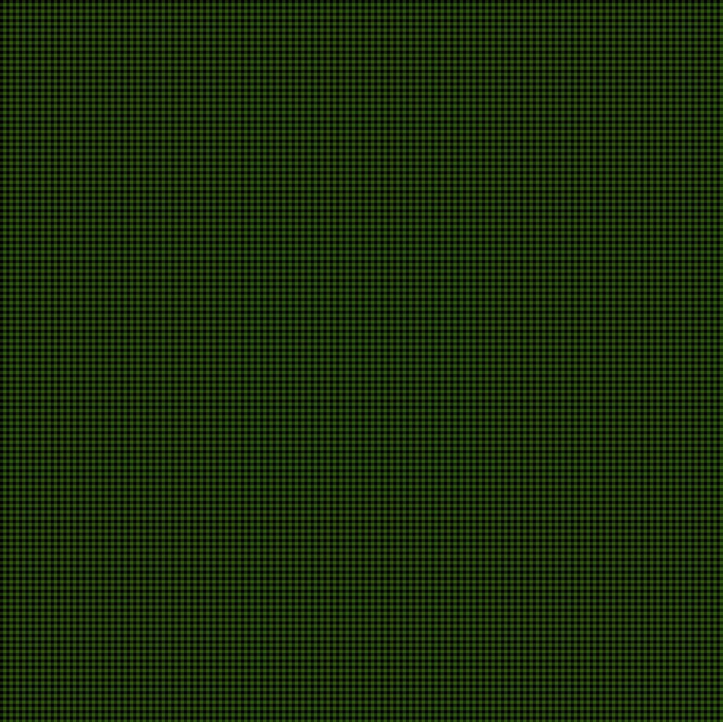 Northcott Santa's Tree Farm Green and Black Gingham 24739-76