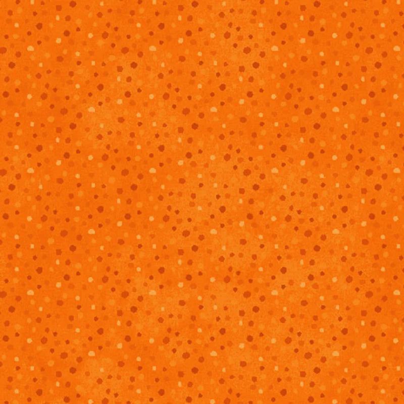 Wilmington Prints Essentials Petite Dots 39065-885 Orange