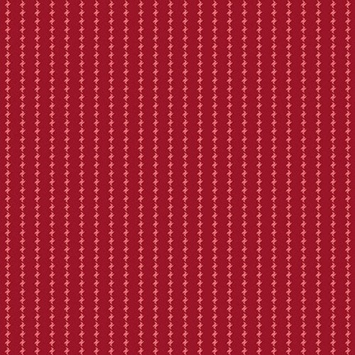 Henry Glass Winter Joy Red Stripe 2859-88