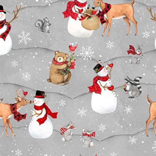 Wilmington Prints Nose to Nose 39681-913 Scenic A/O Dk. Gray