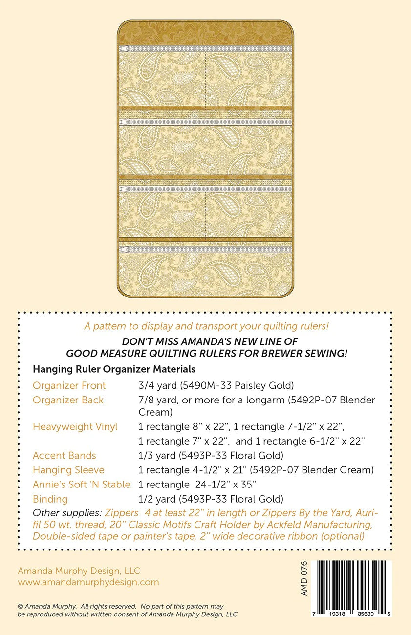 Hanging Ruler Organizer AMD076