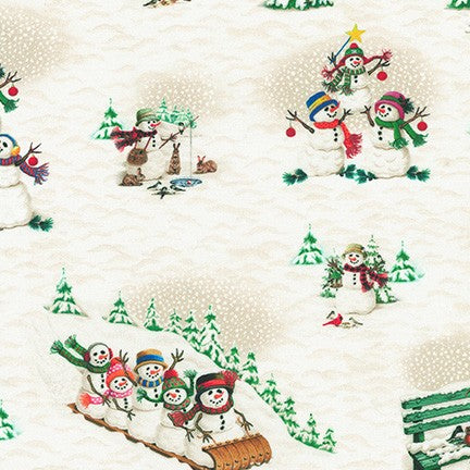 Robert Kaufman I'm Snow Cute AZTD-19514-200 VINTAGE