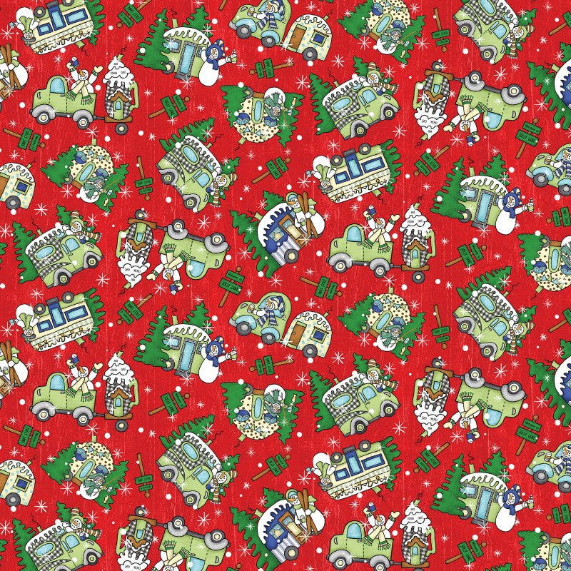 Benartex Jolly Lane Cherry BEN13580-10