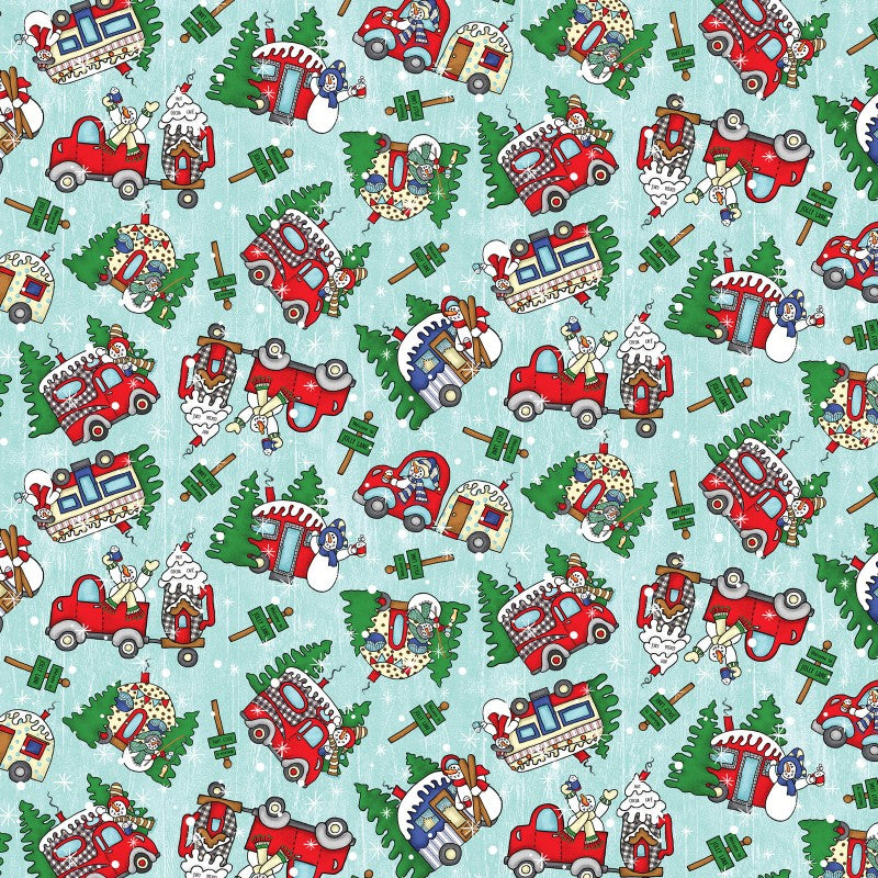 Benartex Jolly Lane Aqua Dream BEN13580-24
