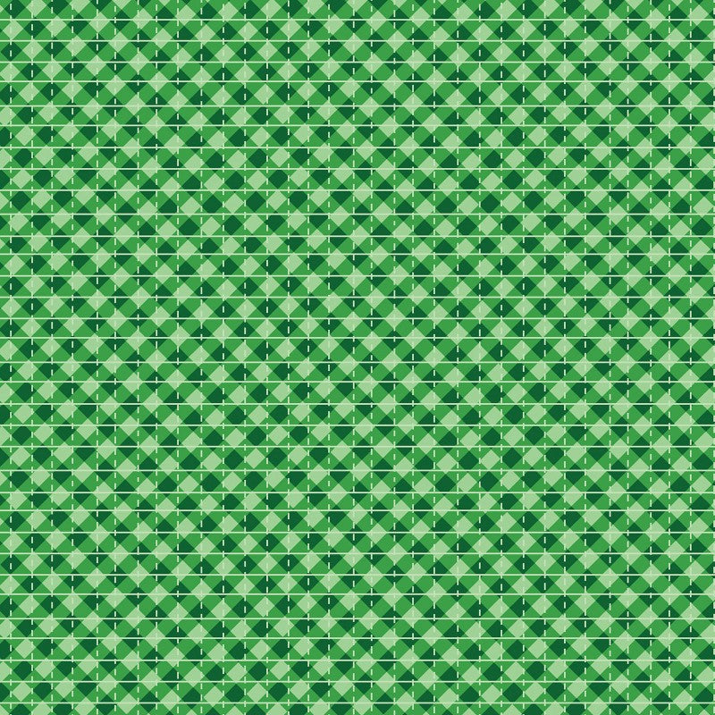 Benartex Jolly Lane Buffalo Plaid Green BEN13582-40