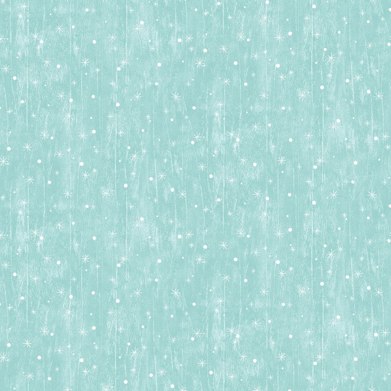 Benartex Jolly Lane Snowflake Aqua Dream BEN13583-24