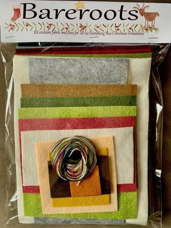 Everything Nice, Ornament Wool Felt & Floss Kit BR233K