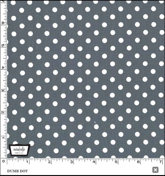 Michael Miller Dumb Dot Platinum CX2490-PLAT-D