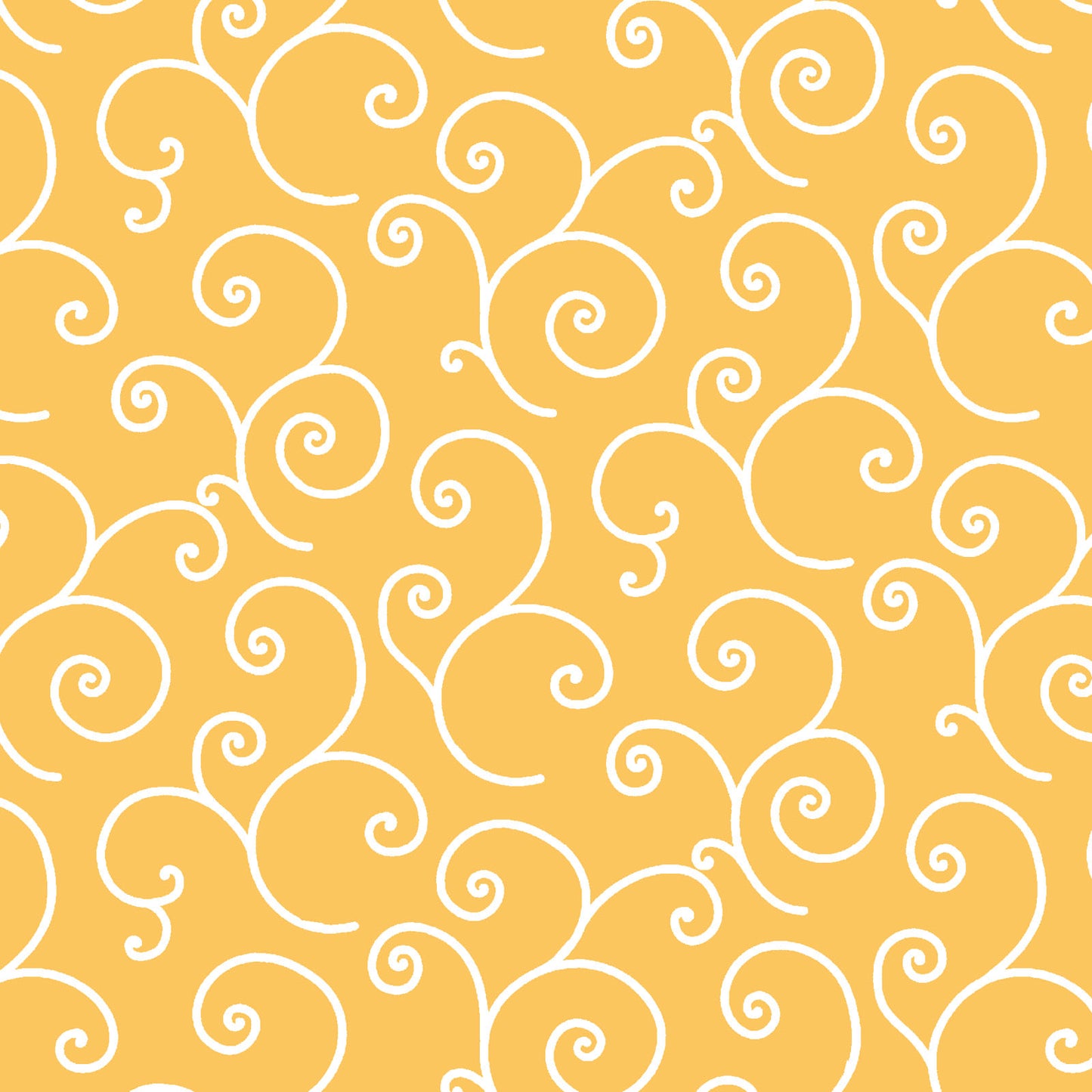 Maywood Studios Kimberbell Basics Yellow Scroll MAS8243-S