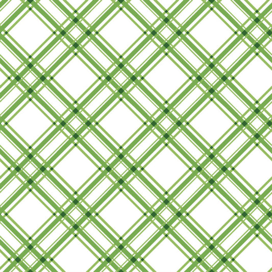 Maywood Studios Kimberbell Basics MAS8244-G Diag Plaid