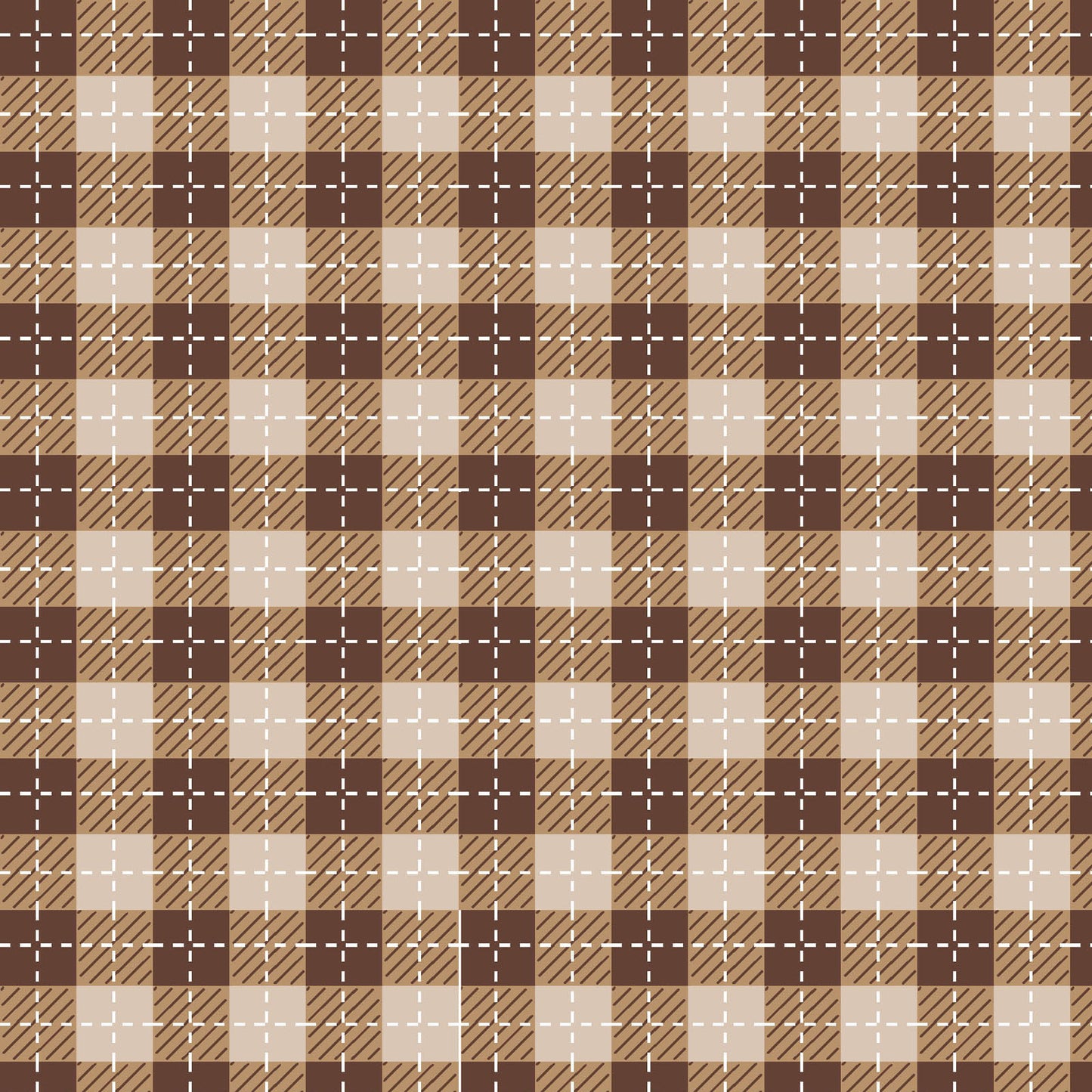 Maywood Studios We Whisk You a Merry Christmas! Buffalo Plaid Mas9673-A