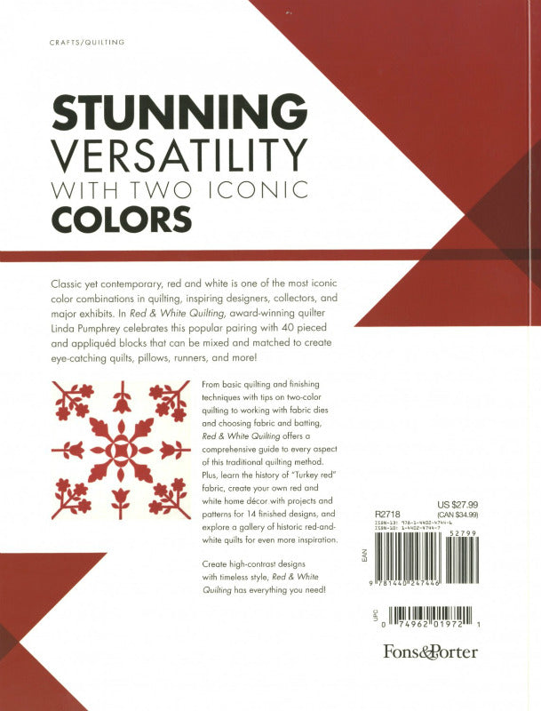 Red & White Quilting R2718FW