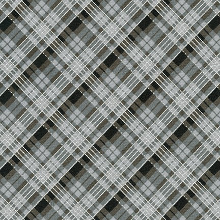 Robert Kaufman Winter's Grandeur Metallic 9 AXBM-20081-181 ONYX