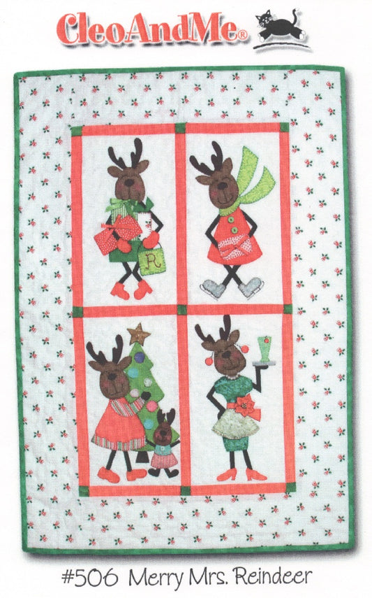 Merry Mrs Reindeer Pattern CAM506
