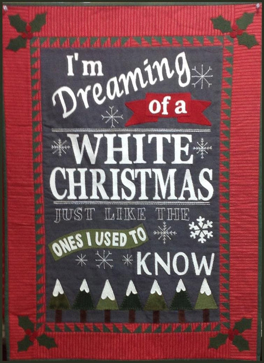 White Christmas Quilt Pattern FHT952