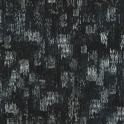 Robert Kaufman Fusions Brushwork Metallic SRKM-18059-2 BLACK