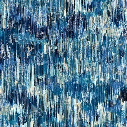 Robert Kaufman Fusions Brushwork Metallic SRKM-18059-62 INDIGO