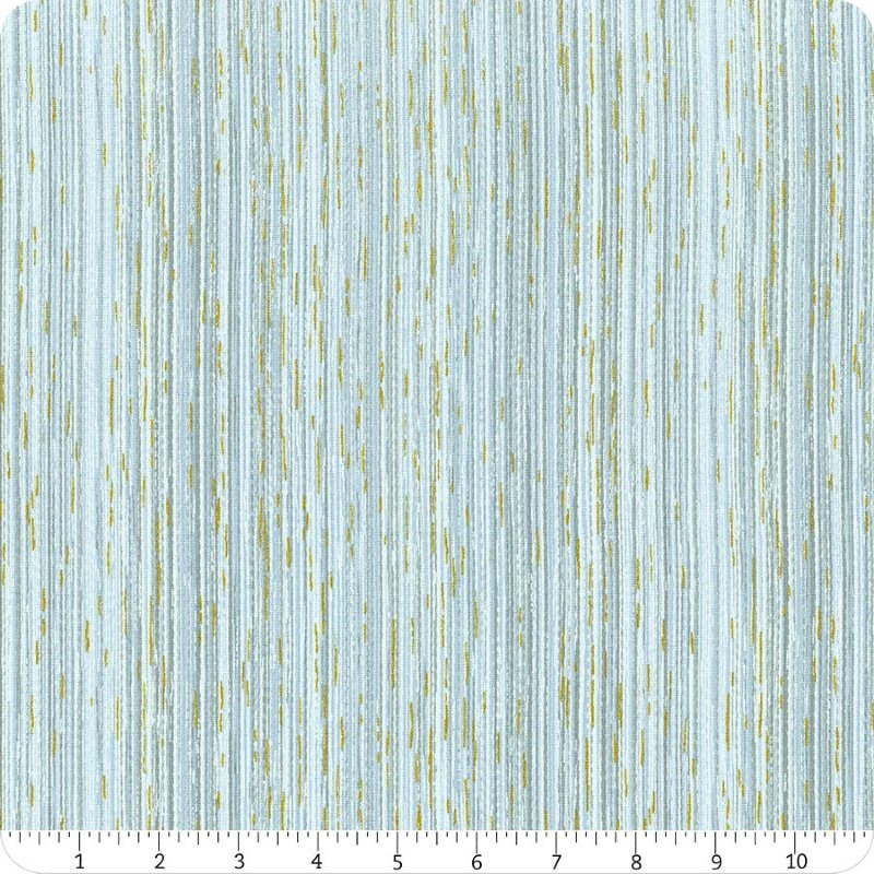 Hoffman Home Sweet Home T7759-D7G Dusty Blue/Gold