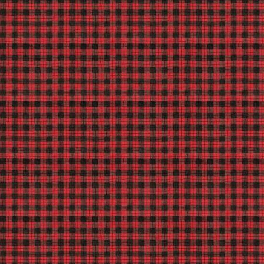 Wilmington Prints Nose to Nose 39687-339 Plaid Red