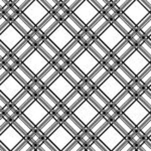Maywood Studios Black and White Plaid MAS8244-J