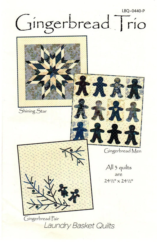 Gingerbread Trio Pattern by Edyta Sitar LBQ-0440-P