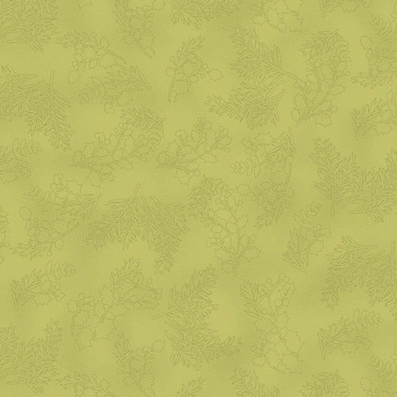 Benartex Charm Holiday/Holly Pine 9605-40